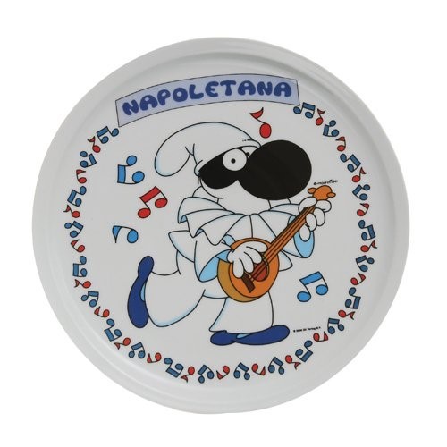 Excelsa Set 6 piatti pizza Mordillo ceramica assortito d. 30  Excelsa