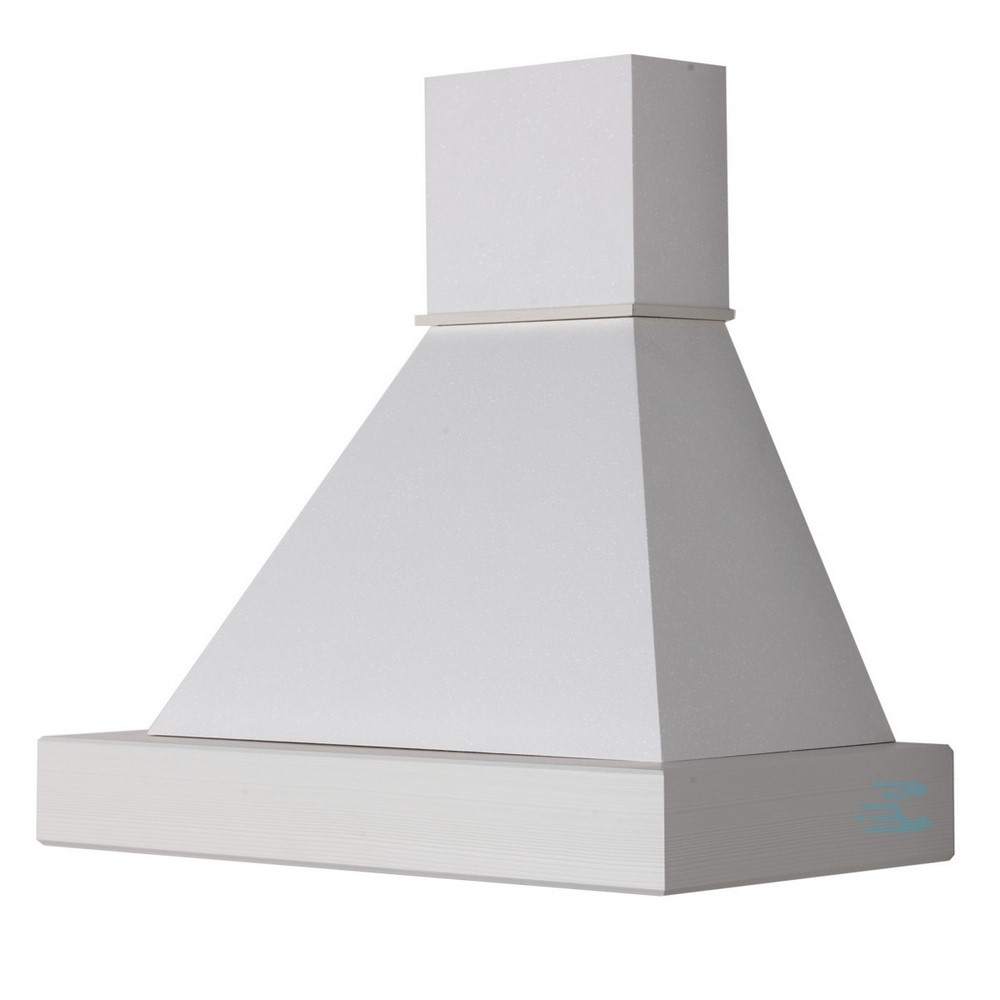 Cappa cucina classica QUADRA 90 Medio Densit bianco rigato - Aggiungere Motore