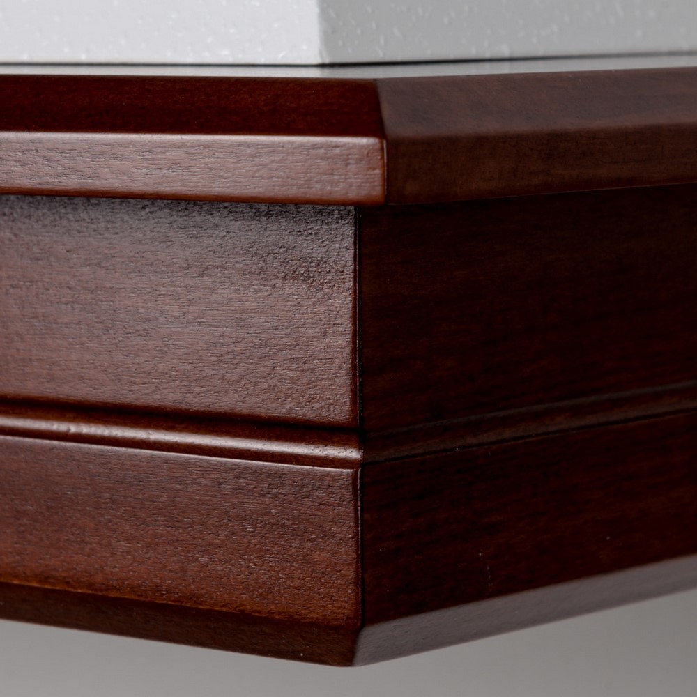 Cappa Da Cucina Rustica In Legno Frassino 90 Cm Con Motore Faber Inka E Camino Panna - 4