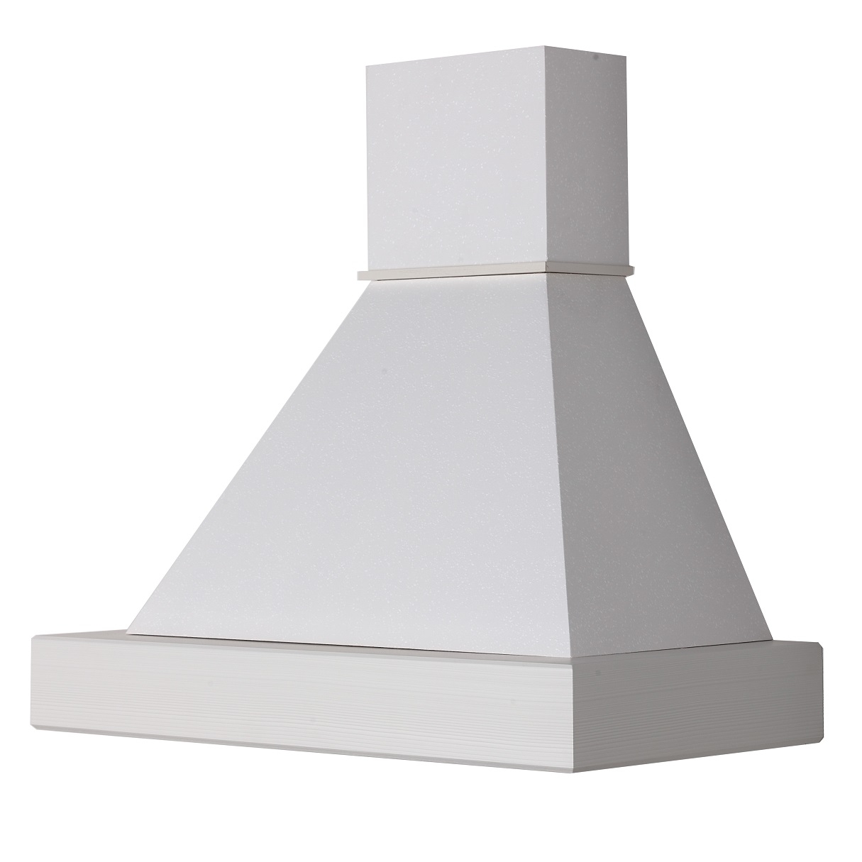 Cappa classica QUADRA 90 bianco , cono bianco motore M