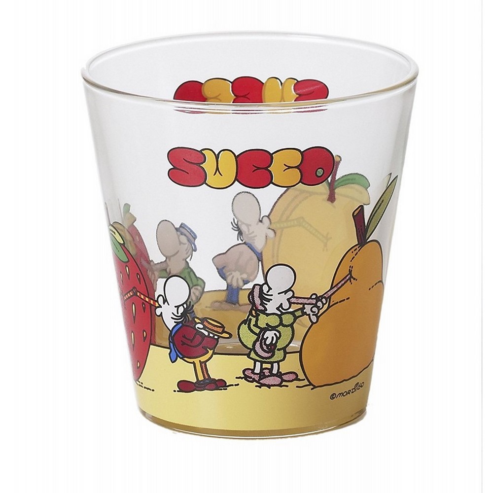 Acquista online Mordillo - n. 6 cups assorted colored glass fantasies Excelsa