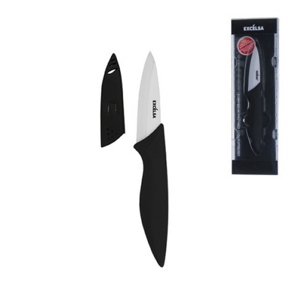 Chef knife white ceramic blade 7,5 CM - Household Cutlery Knives Excelsa -  Af Interni Shop