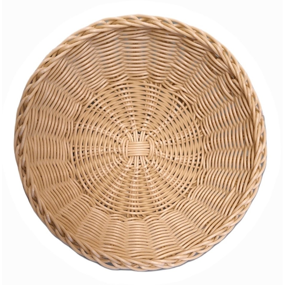 Acquista online Cream food basket weaves table diameter 20 Excelsa