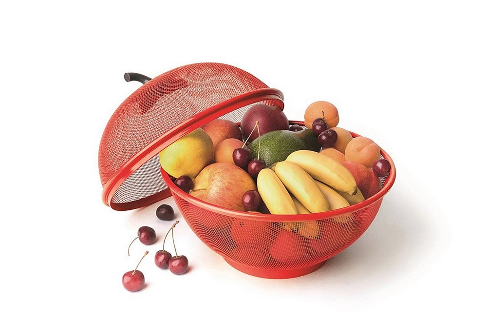 Apple basket board to red foods diameter 26.5 Excelsa