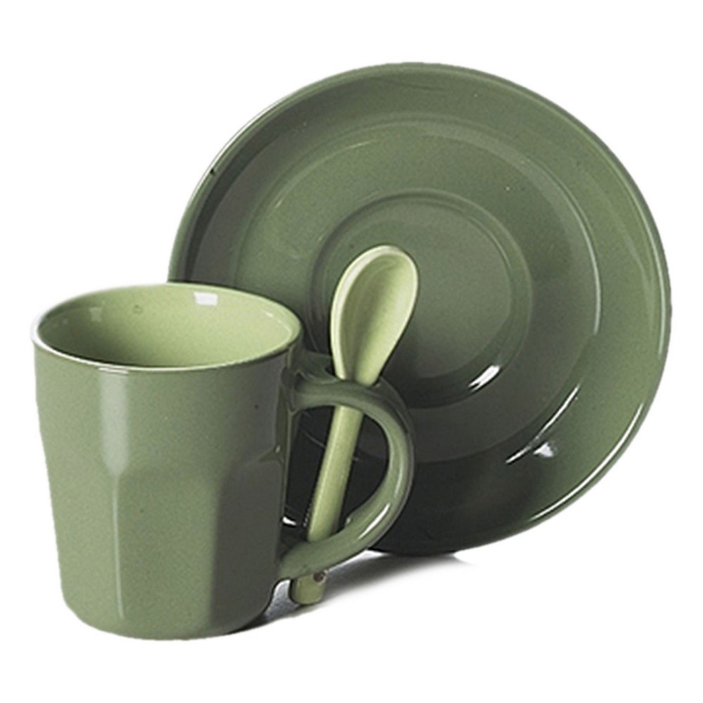 No. 6 cups with saucer and spoon EMBRACE, gift idea Excelsa