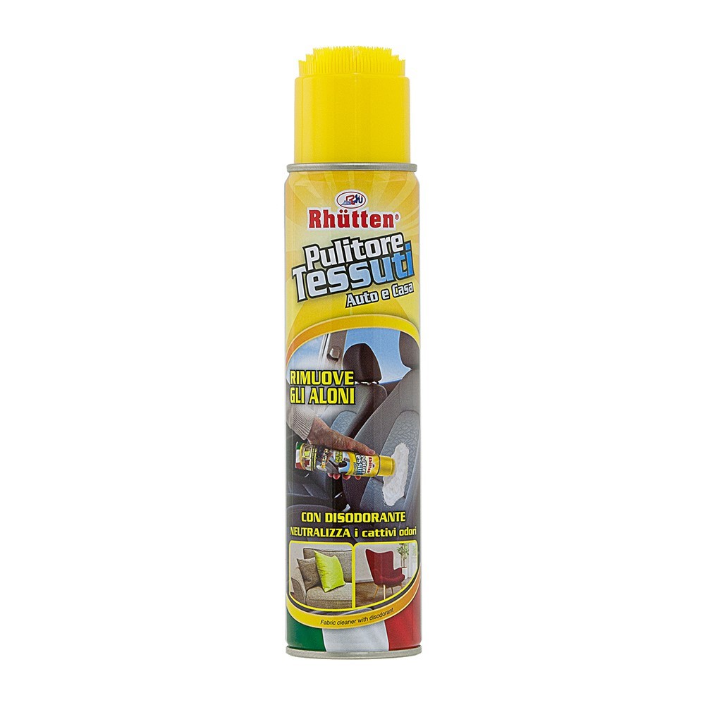 Pulitore tessuti c/spazzola spray 400 ML schiuma attiva - DETERGENTS Car  cleaning Dashboards and Interior Cleaning Rhutten - Af Interni Shop