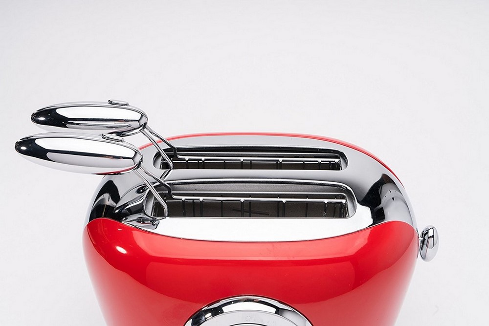 Tostapane 2 pinze Tix Rosso cod. 10033 Viceversa