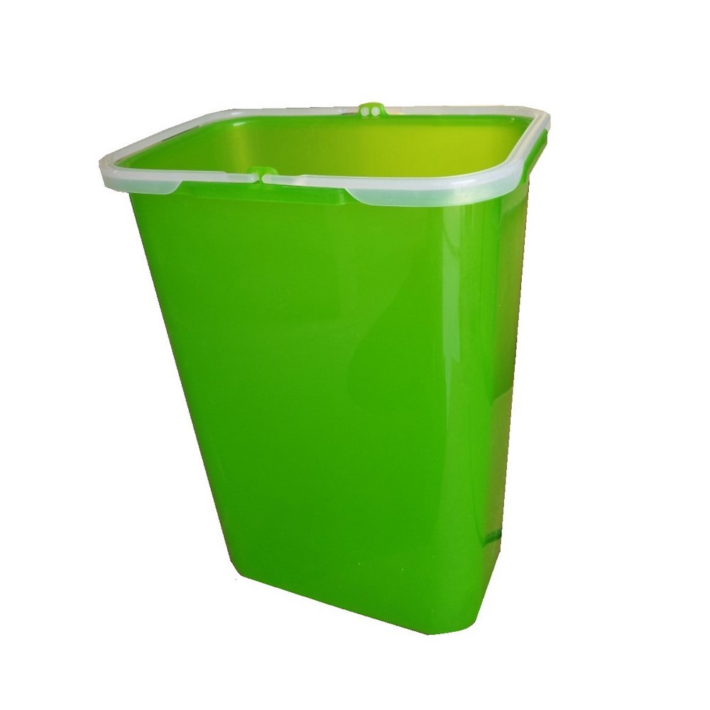 Kit 4 Secchi Per Raccolta Differenziata Sottolavello - 16L + 16L + 2x7,5L - Coperchi E Manici Colorati - Prodotto In Italia, Spedizione Espressa - 3