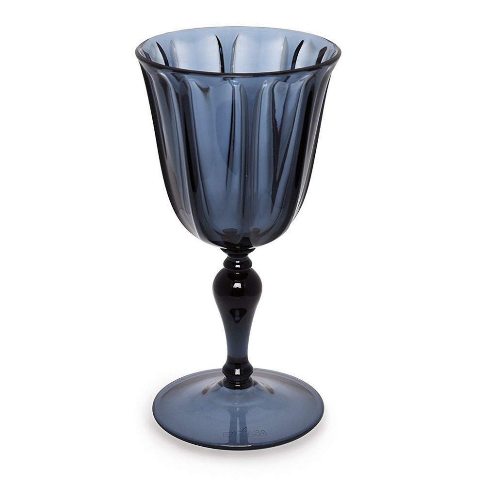 Excelsa Set 6 calici Vino cl 25 plastica ms antiurto carta da zucchero cod.48532 Excelsa