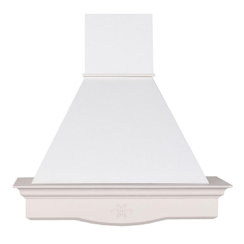Acquista online ANNY 90 kitchen hood white ash wood, white cone, Faber Coppari