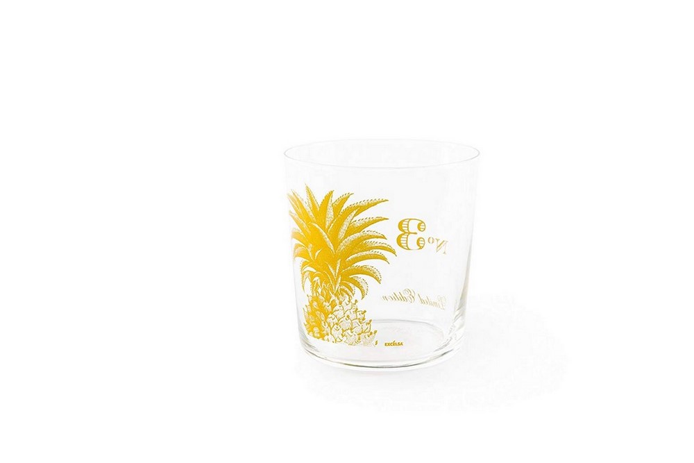 Acquista online Bicchiere acqua vetro decorato fantasia FLORA ET FAUNA set 6 pezzi Excelsa