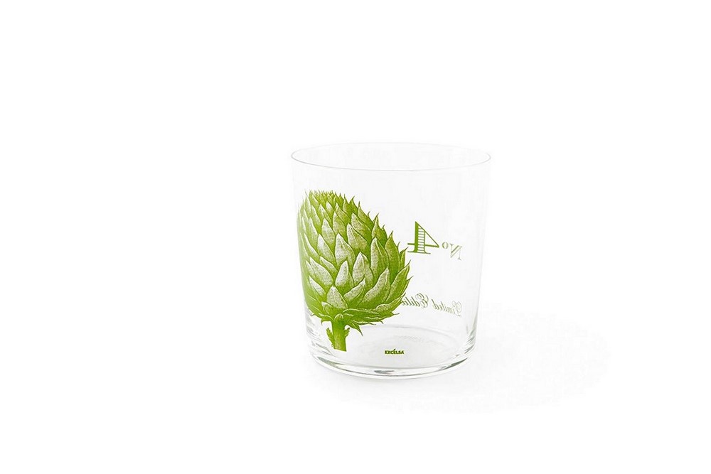 Acquista online Bicchiere acqua vetro decorato fantasia FLORA ET FAUNA set 6 pezzi Excelsa