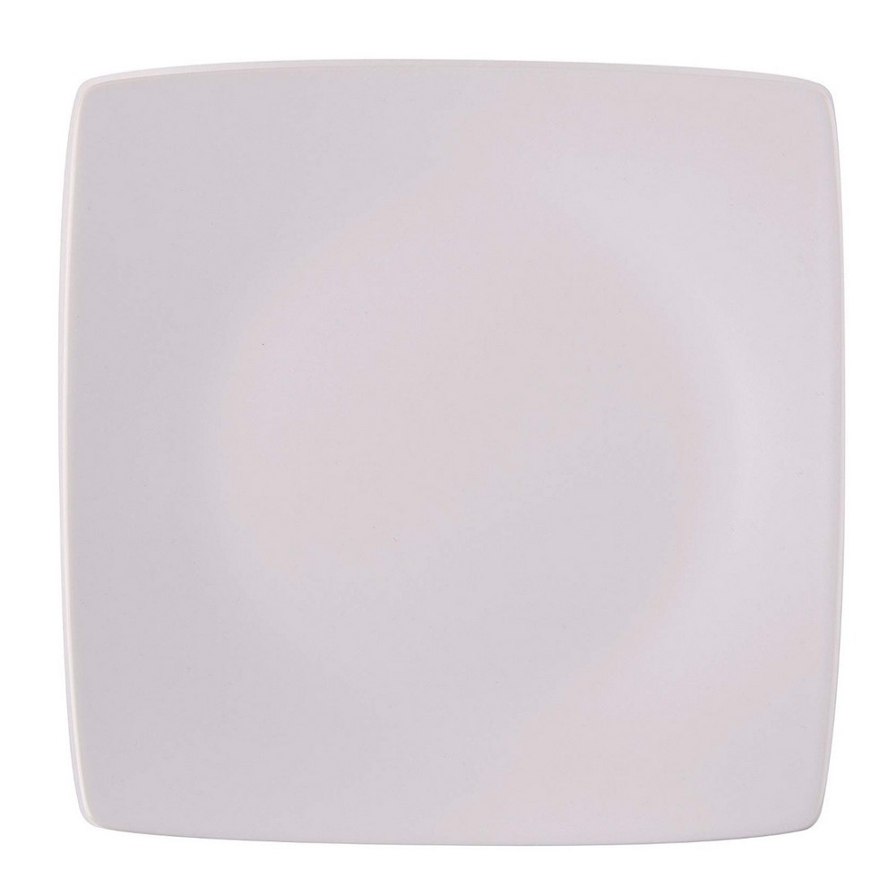 Service 18 assiettes Eclipse en céramique noire, blanche et griseet grise Excelsa