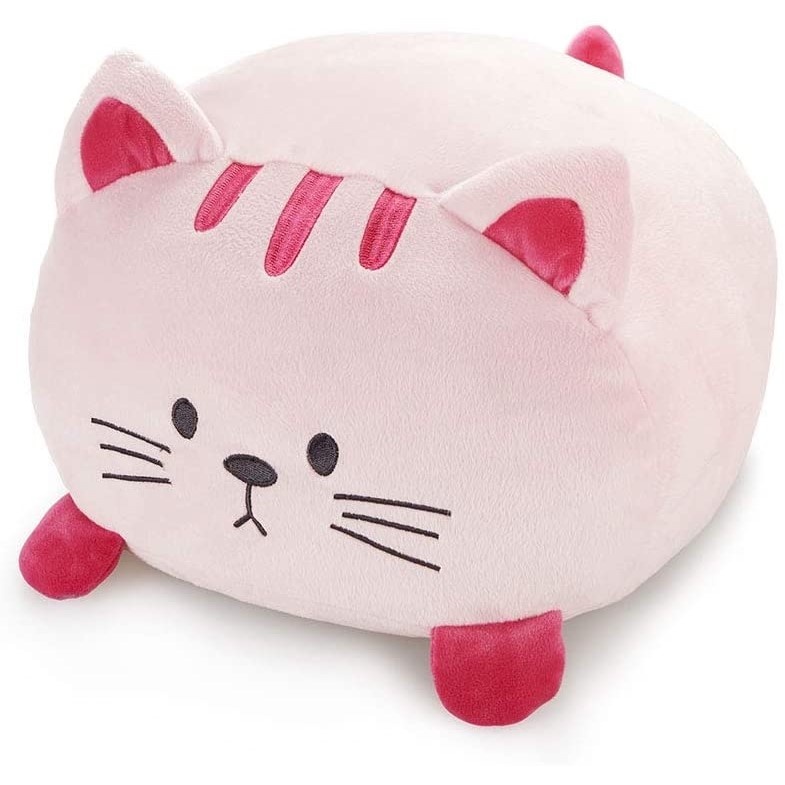 Peluche Gatto Pesato 63 Cm - 2 Kg Con Sacca Rimovibile - Morbido Cuscino Per Bambini E Adulti - Regalo Natale
