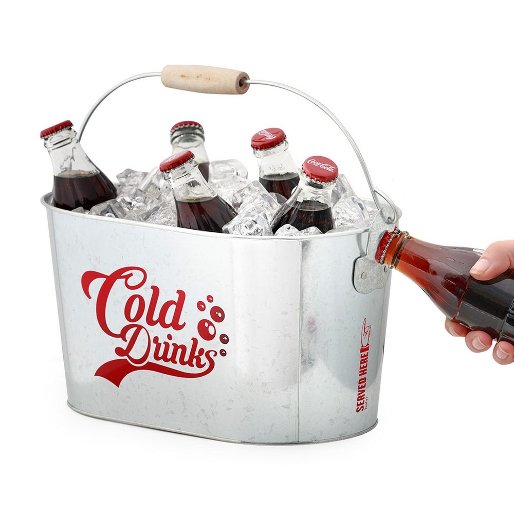 Secchiello bevande porta ghiaccio in metallo Cold Drinks - Balvi - Af  Interni Shop