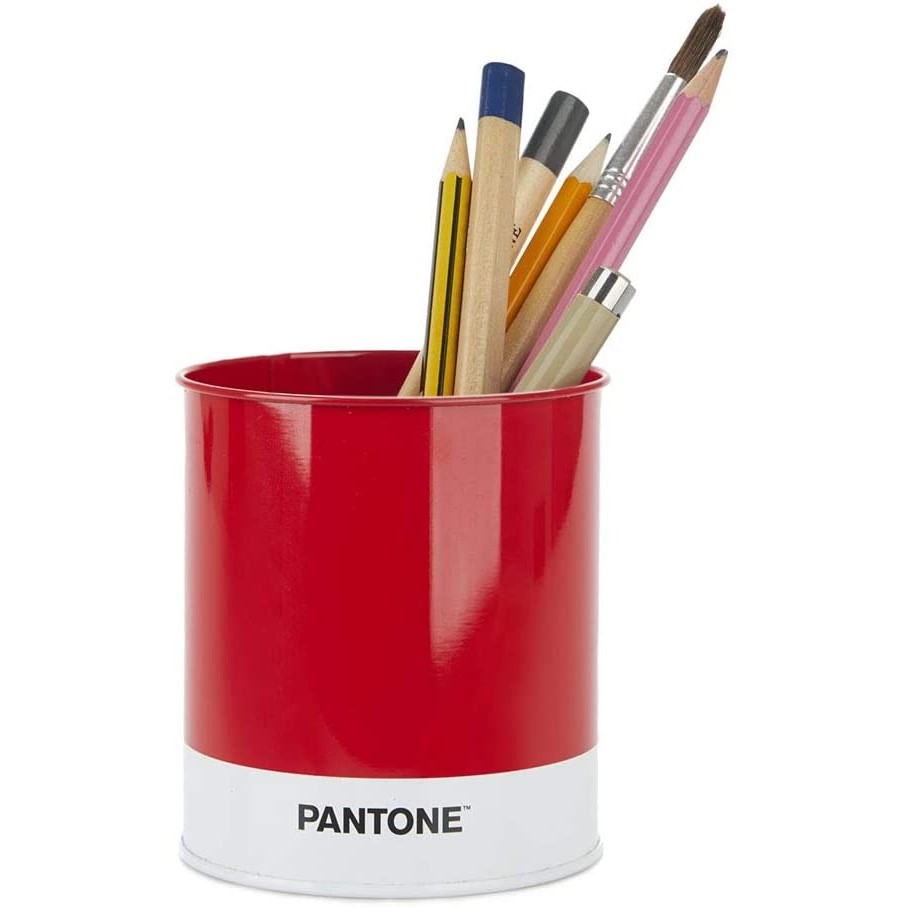Balvi porta matite Pantone rosso plastica scrivania ufficio - Balvi - Af  Interni Shop