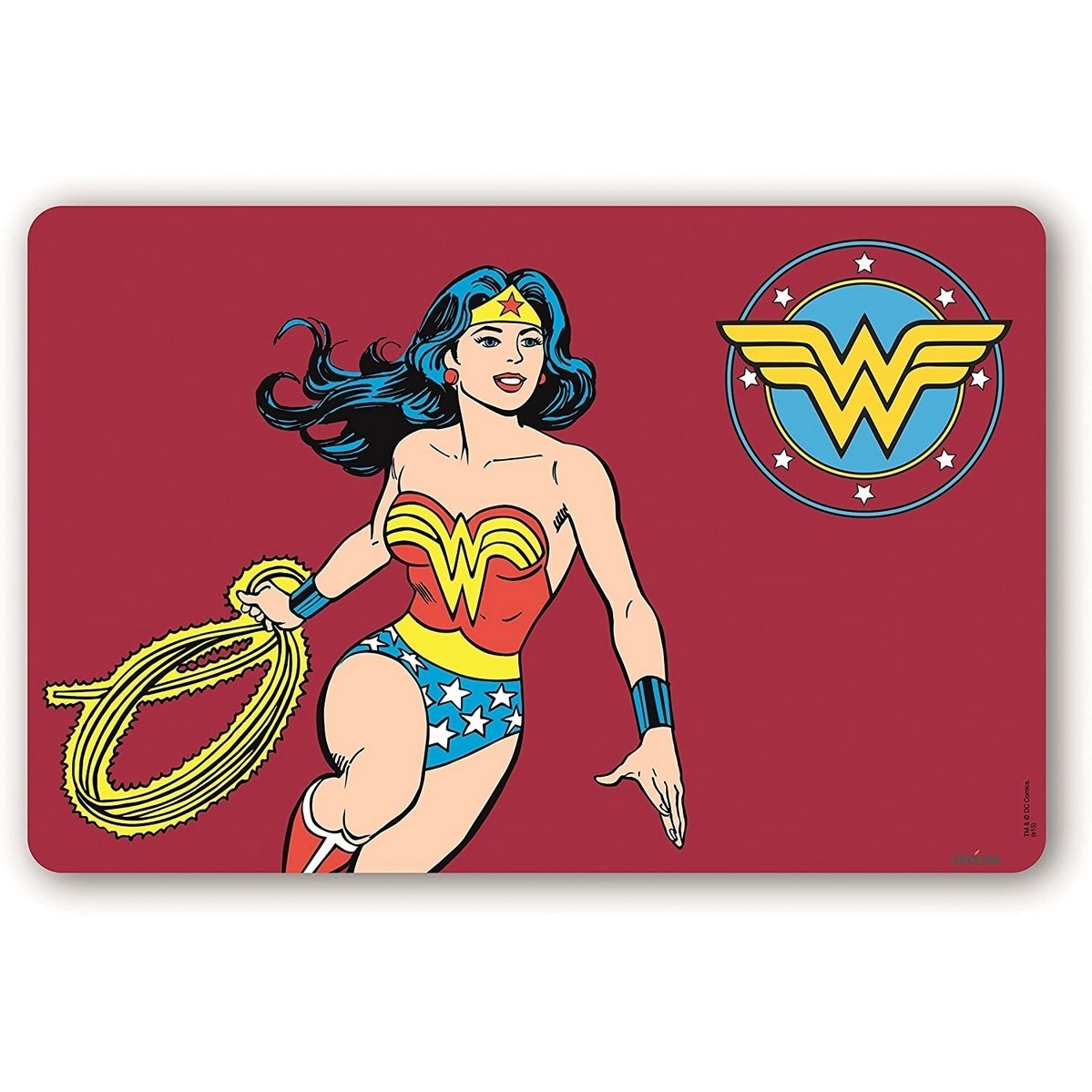 Set de table en polypropylène DC Comics 44x29 3 pièces super héros Excelsa