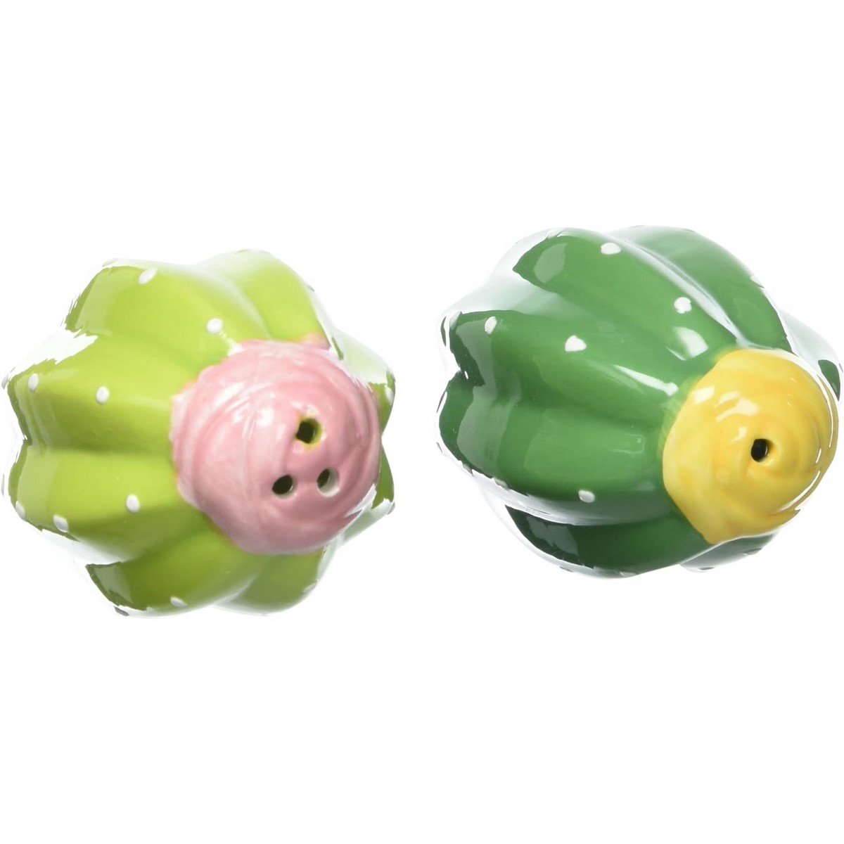 cactus green ceramic salt pepper set, 2 pieces Excelsa