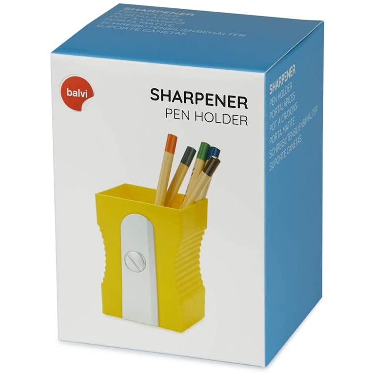 Balvi porta matite Sharpener temperino gialloplastica Balvi