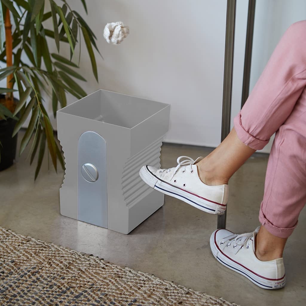 Corbeille à papier Balvi Aiguiseur aiguiseur en plastique gris Balvi