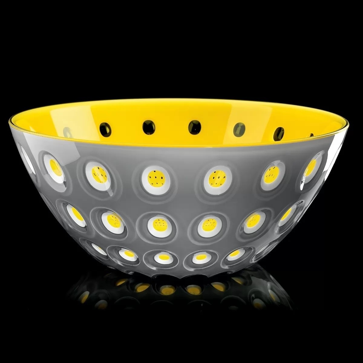 Guzzini Le Murrine Ø 25 cm contenitore L giallo/bianco/grigio diametro  Guzzini