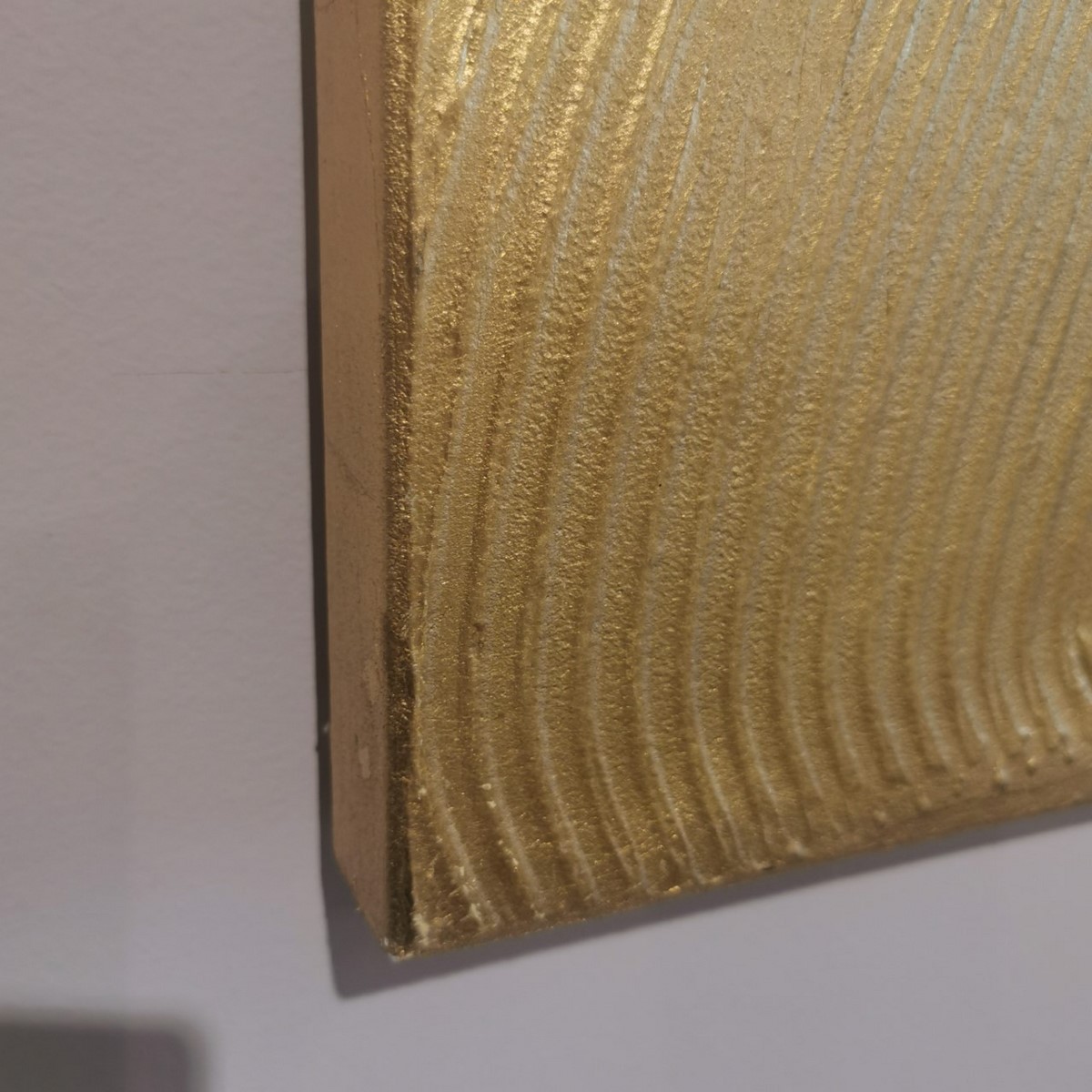 GOLD EARTH hand-decorated canvas painting 120X70 Pintdecor