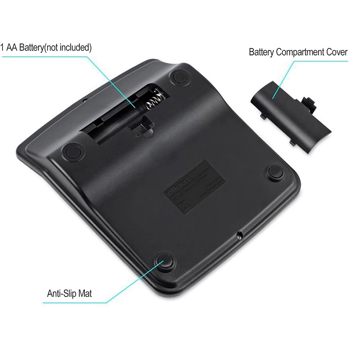 Acquista online Helect Standard Function Desktop Calculator, Black Af Interni