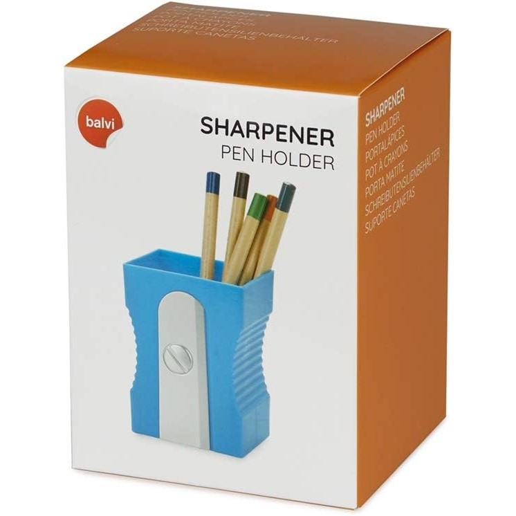 Balvi pencil holder Sharpener light blue plastic Balvi
