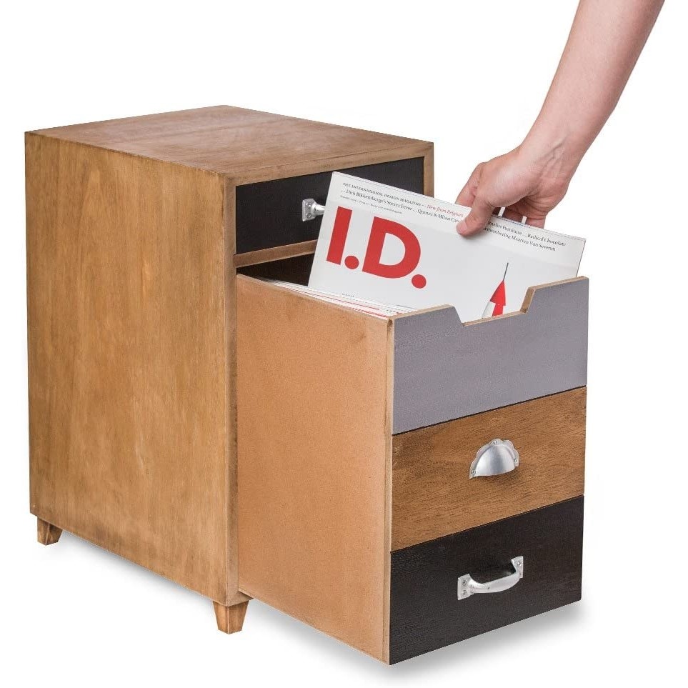 Balvi Portariviste - comodino coquette Legno con 2 cassetti Balvi