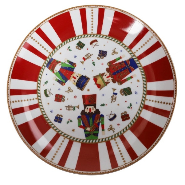 BRANDANI nutcracker serving plate d.30 cm code 84171 Brandani