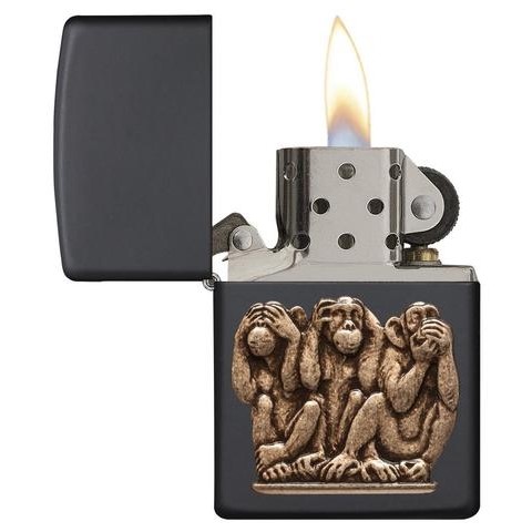 Acquista online Zippo lighter 29409 Three monkeys Zippo