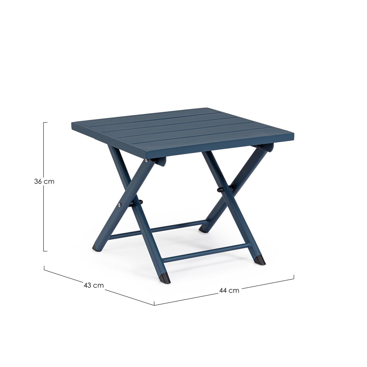 Tavolino Taylor 44X43 Navy Bizzotto