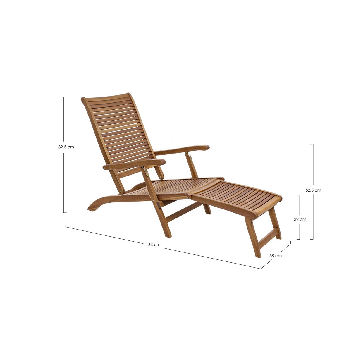 Poltrona sdraio in legno Noemi Bizzotto