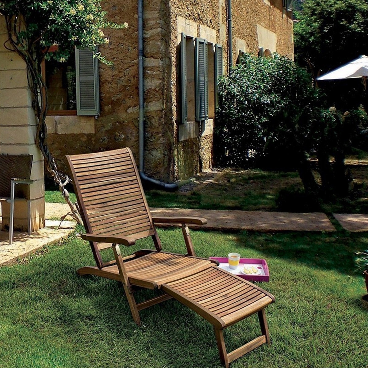 Poltrona sdraio in legno Noemi Bizzotto