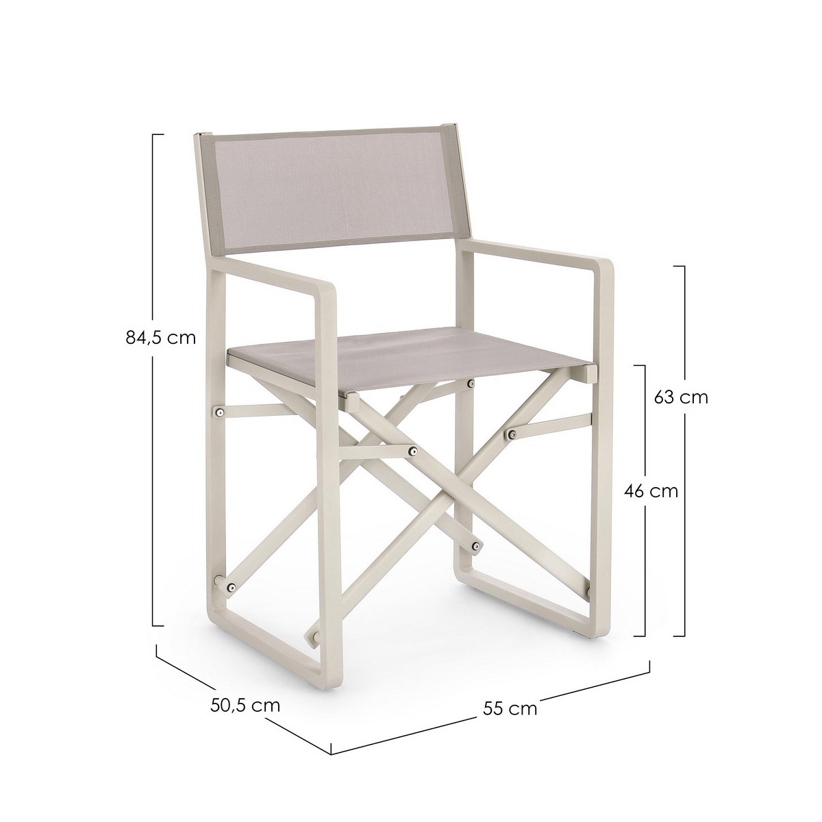 Coppia di sedie da regista Konnor rastin da giardino (2pz) Bizzotto