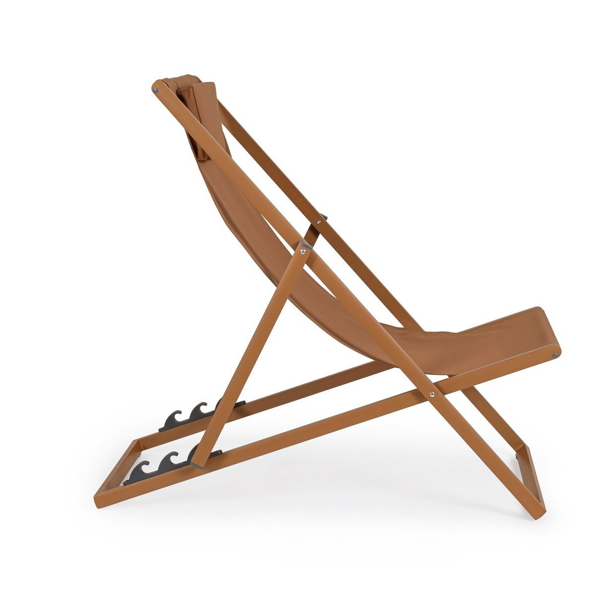 Quattro sdraio Taylor Pecan da giardino (4pz) Bizzotto