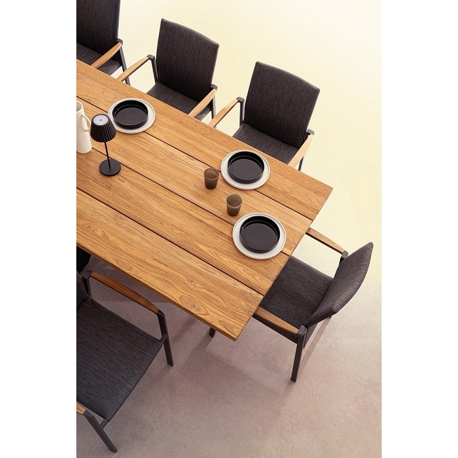 Ramsey table 240x100 black PM02 Bizzotto