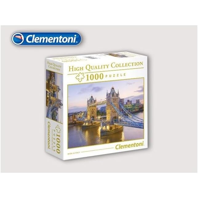 Clementoni puzzle 1000 pieces panoramic Tower Bridge high quality Af Interni