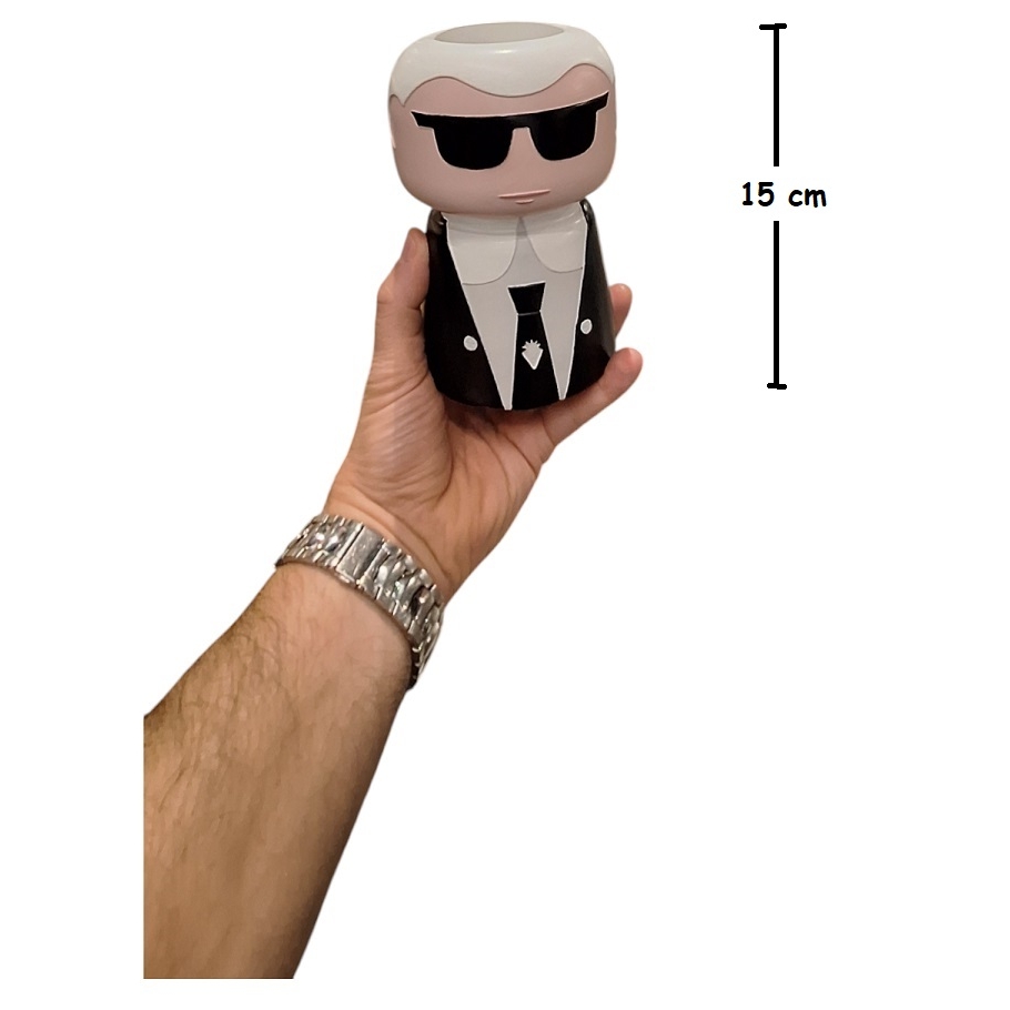 Blogo design piccolo Vaso - portapenne Style 9,5x15 in poliresina Blogo design