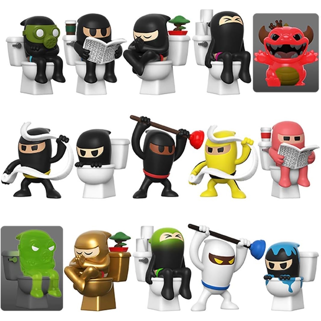 Funko PAKA PAKA! Figurine en vinyle Ninjas des toilettes Pop! Funko