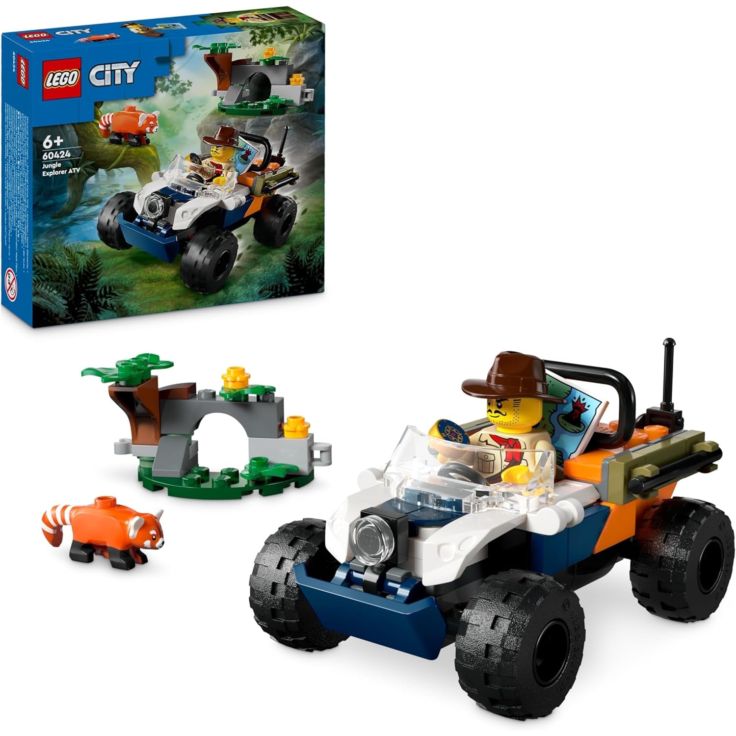 LEGO City esploratore della giungla con minifigure 60424 Toys