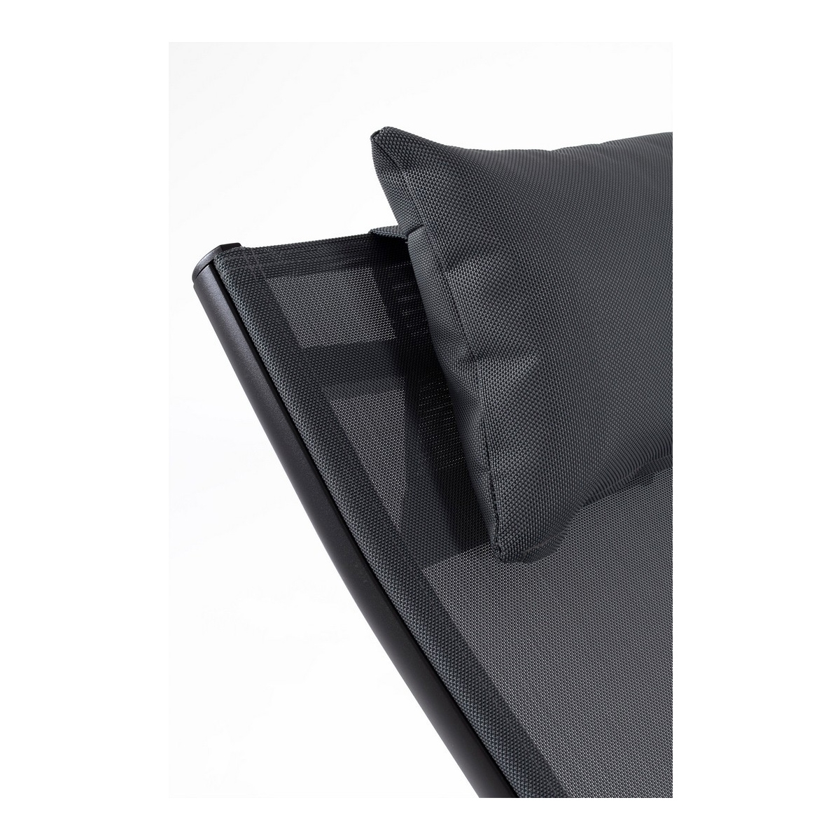 Lettino prendisole da giardino Krion Antracite Bizzotto