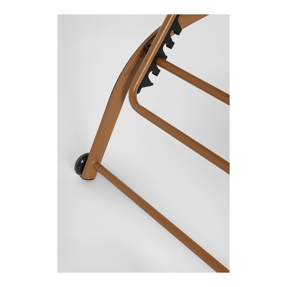 Coppia di lettini prendisole con ruote, modello Taylor Pecan (2pz) Bizzotto