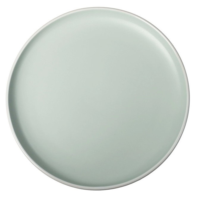 Acquista online Brandani set of 6 Stoneware round flat plates Fusion sage green cod.51300 Brandani
