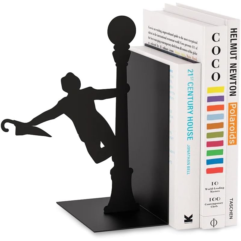 Balvi Singing in the rain black metal bookends cod.26817 Balvi