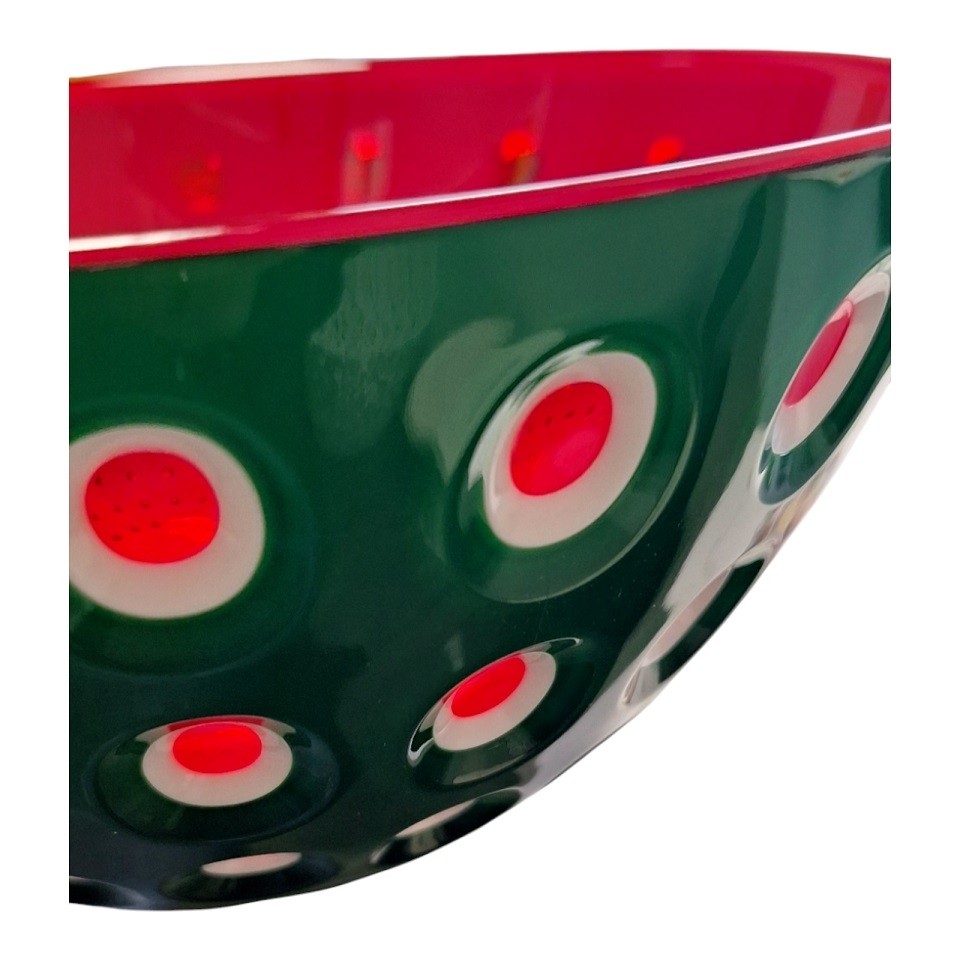 Guzzini Le Murrine Ø 25 cm green bowl container cod.279425287 Guzzini