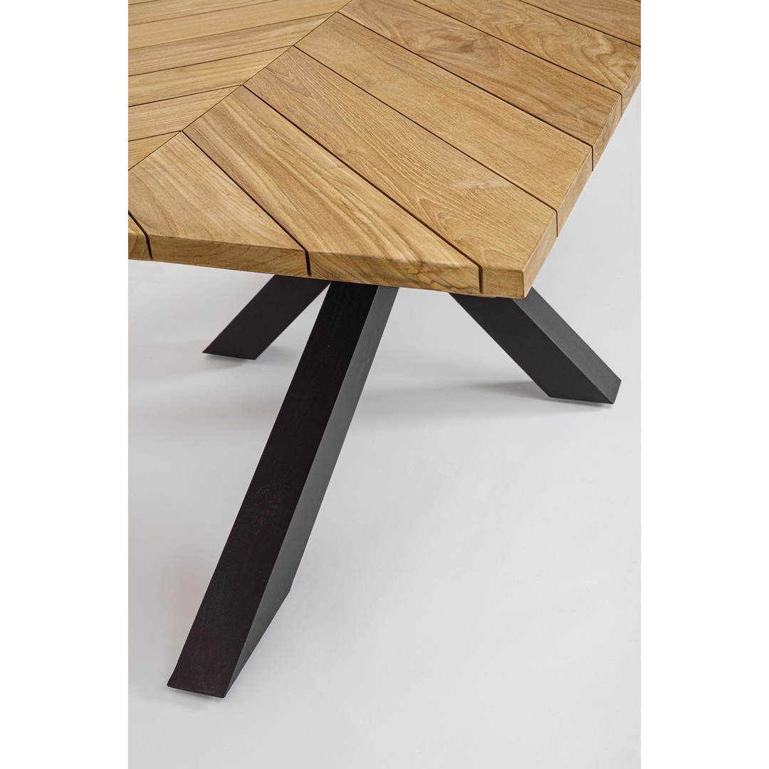 Bizzotto Palmdale 200 x 100 Indoor Outdoor Table 0804781 Bizzotto
