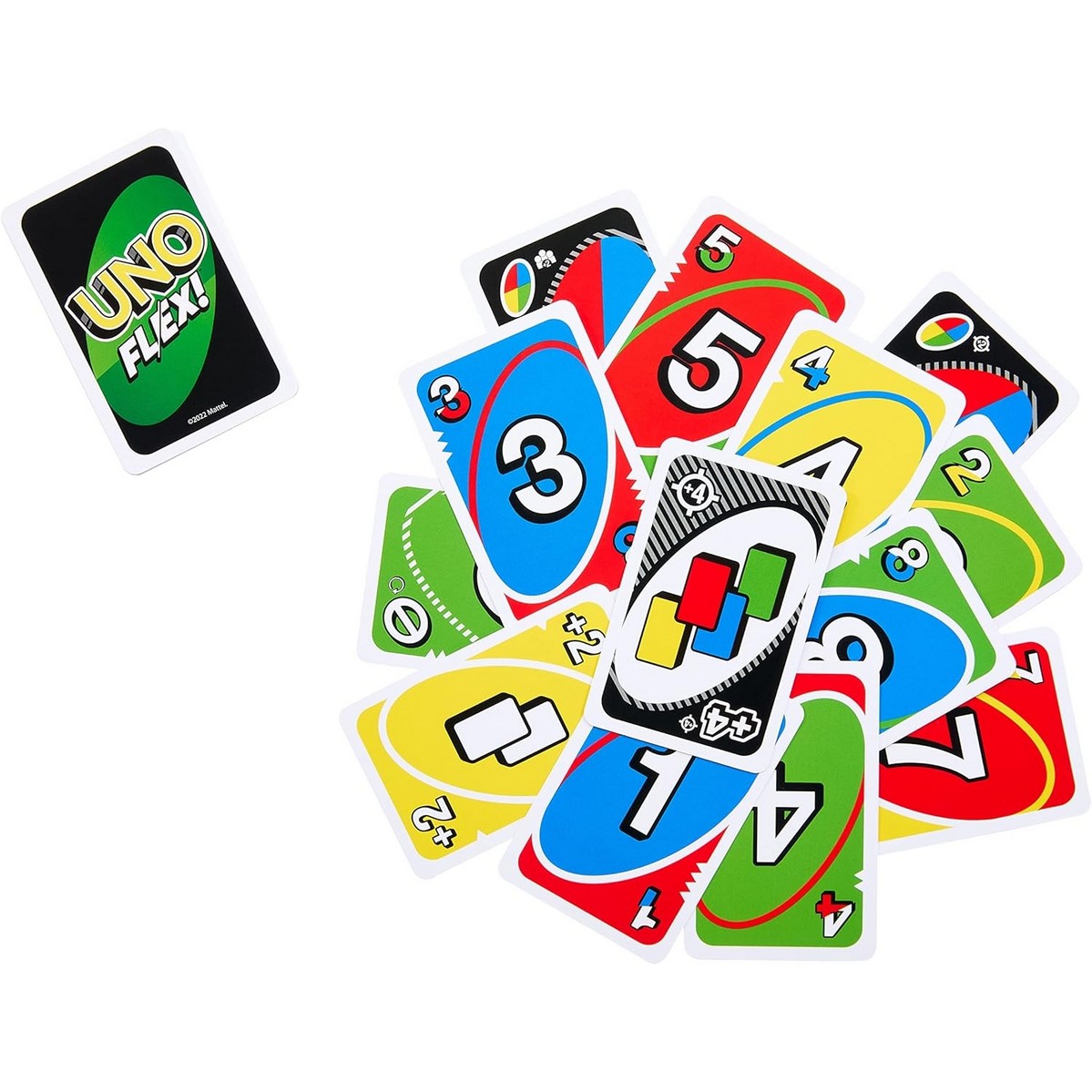 Mattel Games - UNO Flex, card game for 2 to 6 players Af Interni