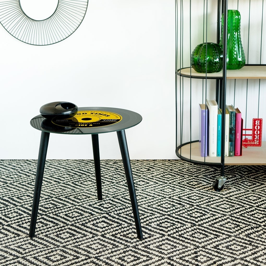 Balvi Tavolino salotto Greatest Hits giallo 40 cm Cod. 27137 Balvi