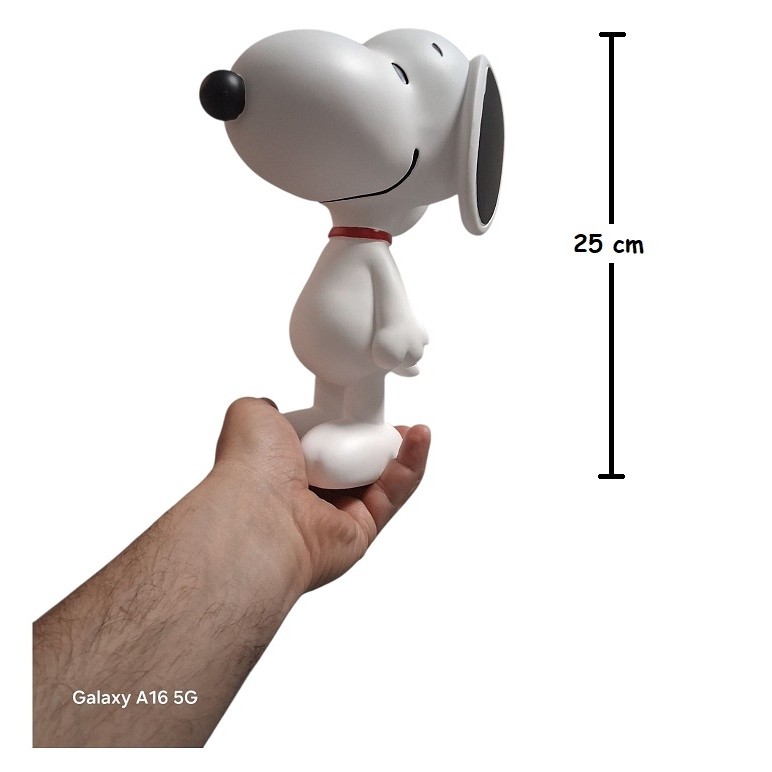 Acquista online Blogo design Snoopy standing statuetta resina h.25 cm Bianca Blogo design
